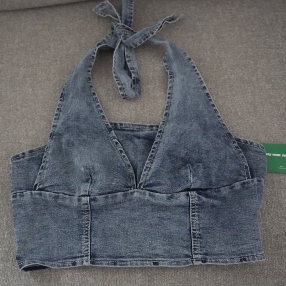 Brand New Denim Top